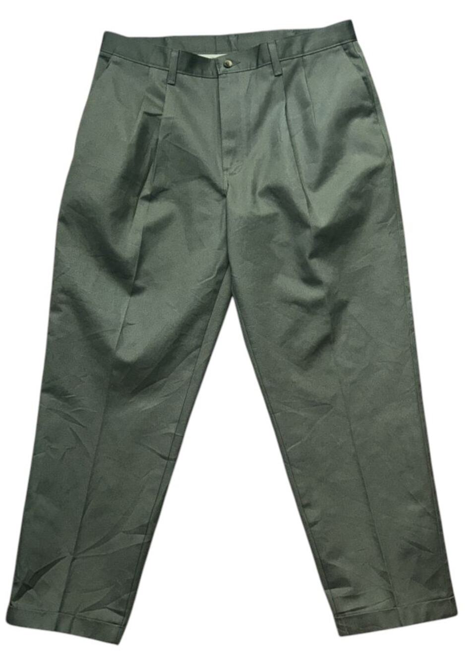 NWOT Timber Creek by Wrangler Pleated Front Cuffed Hem Dress Trousers 38X30